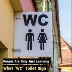 Meaning behind the ‘WC’ sign outside bathrooms