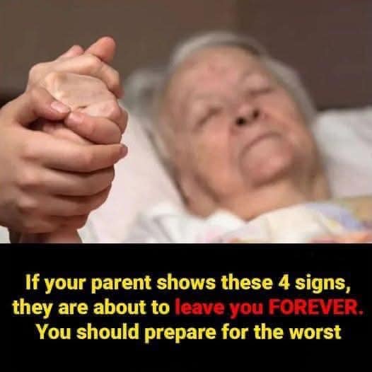 If Your Parent Shows These 3 Signs, They May Be Nearing the End of Life. Prepare Yourself for What’s to Come