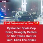 Bystander Spots Sergeant Being Savagely Beaten, So She Takes Out Her Gun And Ends The At ack