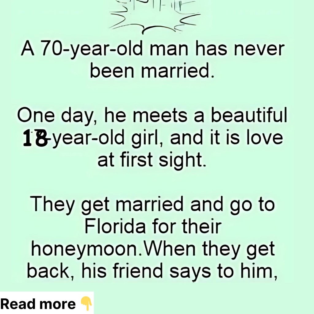 A 70-year-old man has never been married