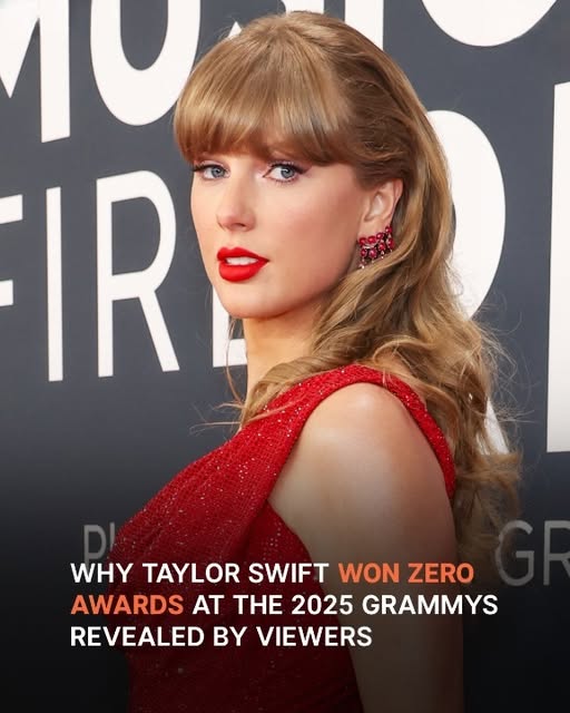 “Taylor Swift Snubbed: Loses All 6 Nominations at the 2025 Grammy Awards, Fans React”