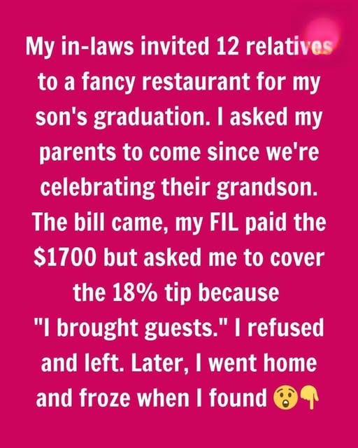 I Refused to Tip $300 After Being Invited to a Dinner