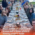 Sheer number of celebrities in Kristen Bell’s dinner photo is blowing people’s minds