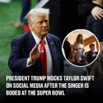 aylor Swift on social media after the singer is booed at the Super Bowl