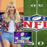 NFL fans call for Carrie Underwood to perform at the Super Bowl 60 halftime concert.