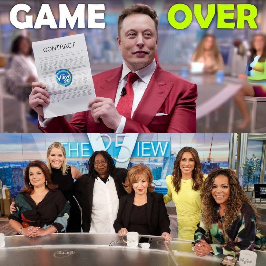 Elon Musk has d The View, the world’s most depraved TV show.