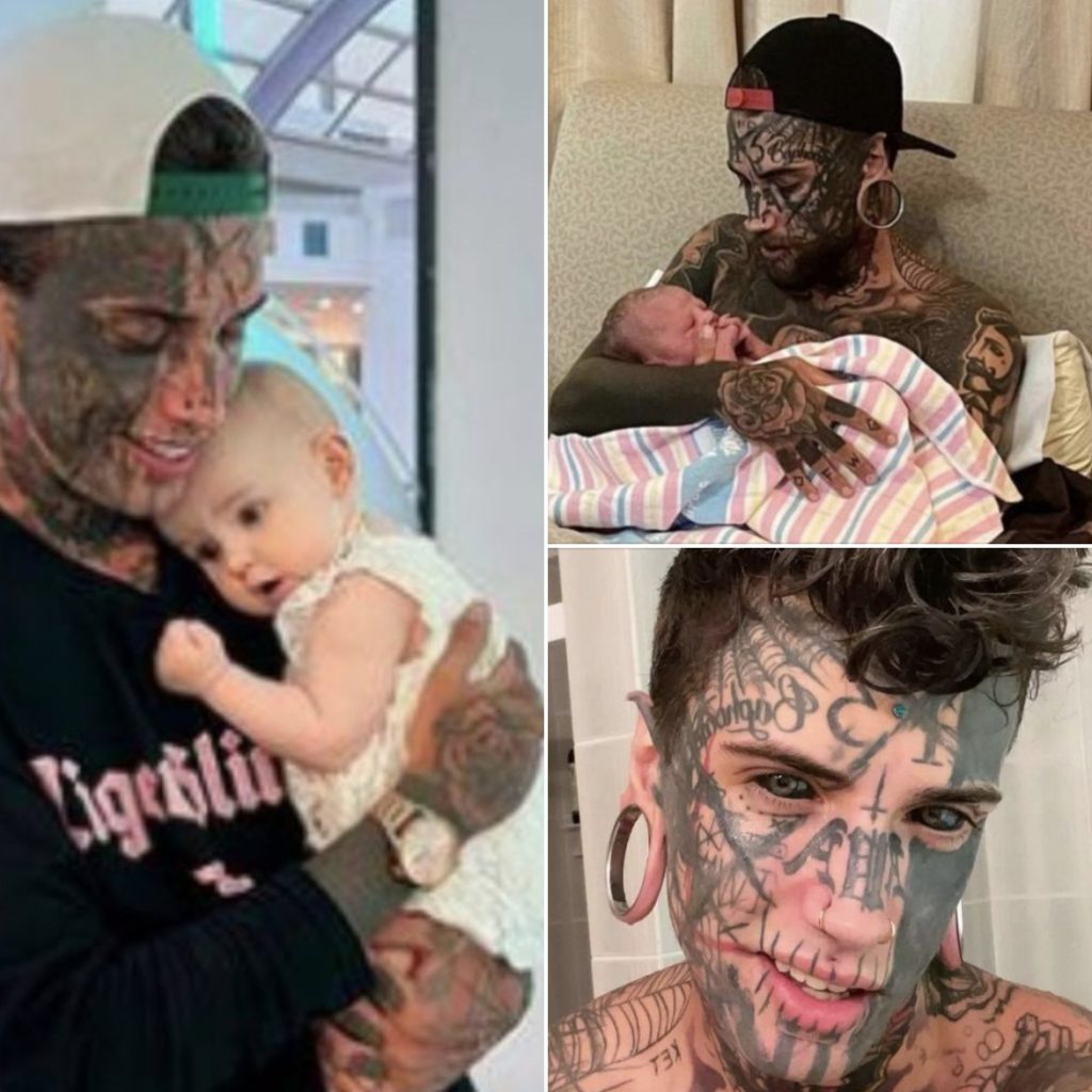 Dad removes full-body tattoos for sake of his young daughter