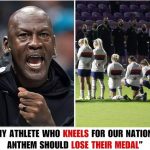 Michael Jordan Sparks Controversy with Call for Medal Removal from Athletes Kneeling During Anthem