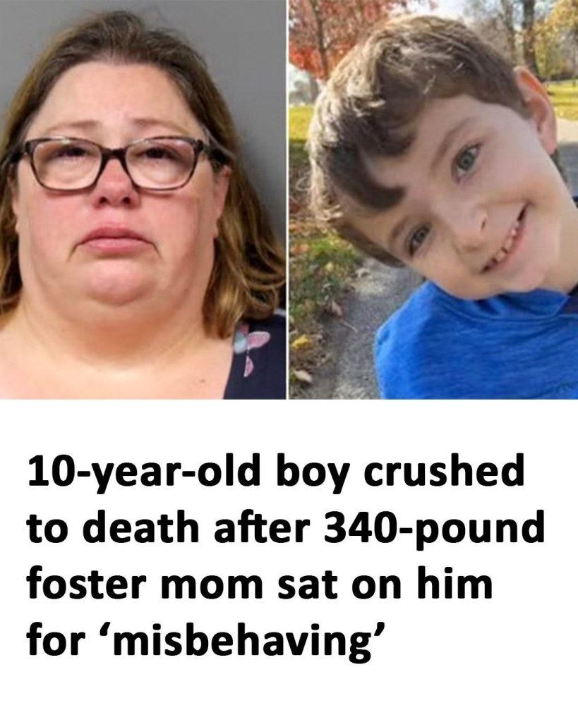 10-year-old crushed to death after foster mom sat on him