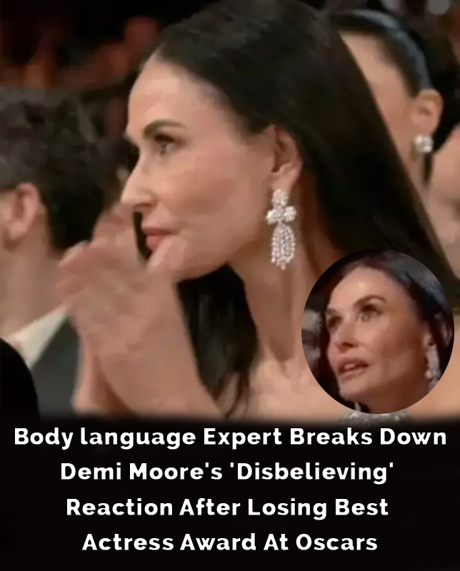 Demi Moore ‘gutted’ at Oscars loss, says body language expert