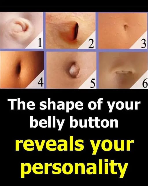 The shape of your belly button reveals your personality